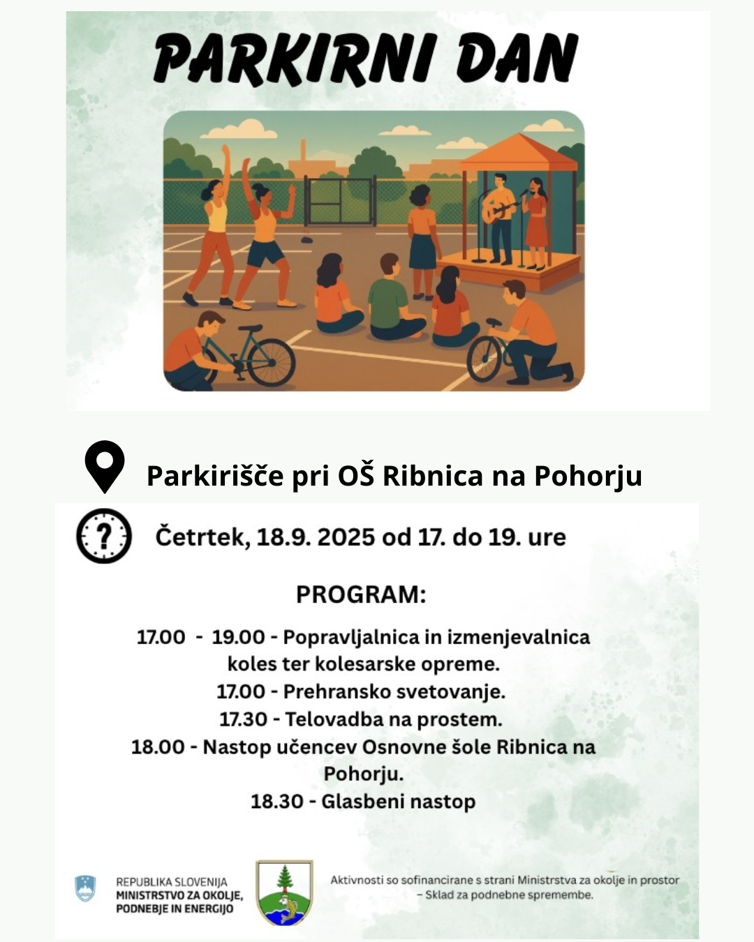 Parkirišče pri OŠ Ribnica na Pohorju (1)